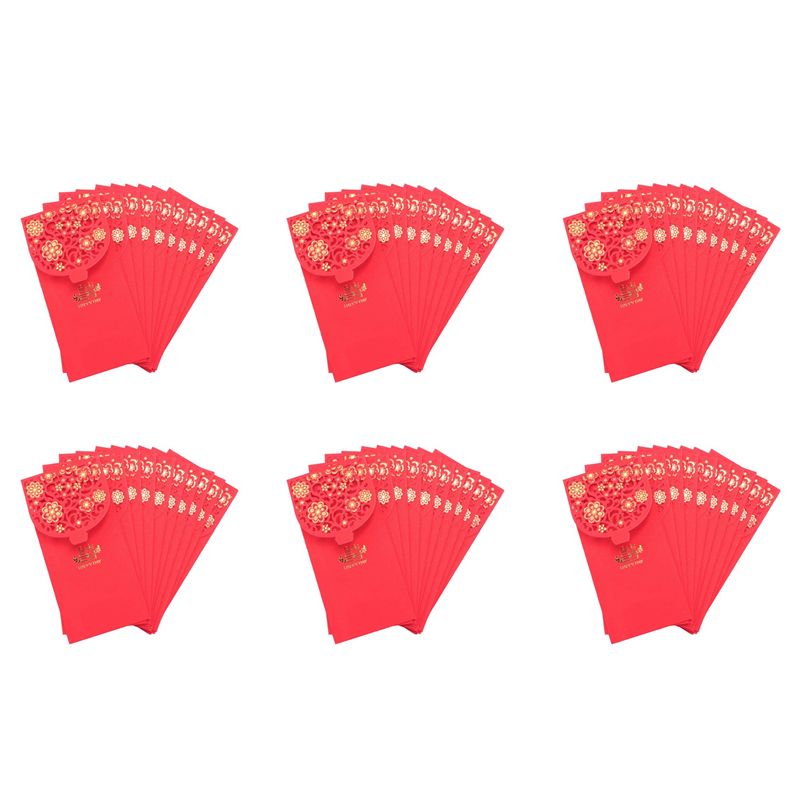 Wedding Envelopes - ABZC-60PCS Buste Rosse Cinesi per Soldi