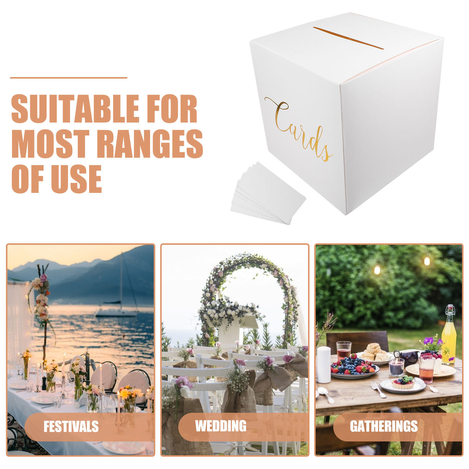 1 set di scatole per biglietti - Wedding Card Box recensione e prezzo