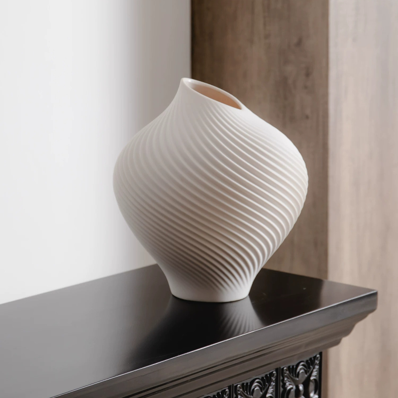 Vaso in Ceramica Bianco Minima - Good Floral & Wedding Decor Supply Photos recensione e prezzo