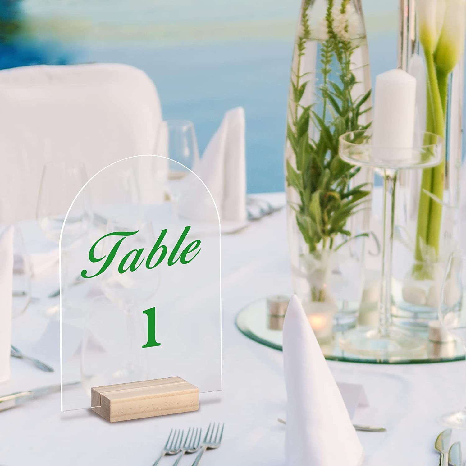10/20/30/50PCS Set di insegne  - Table Number Gold recensione e prezzo