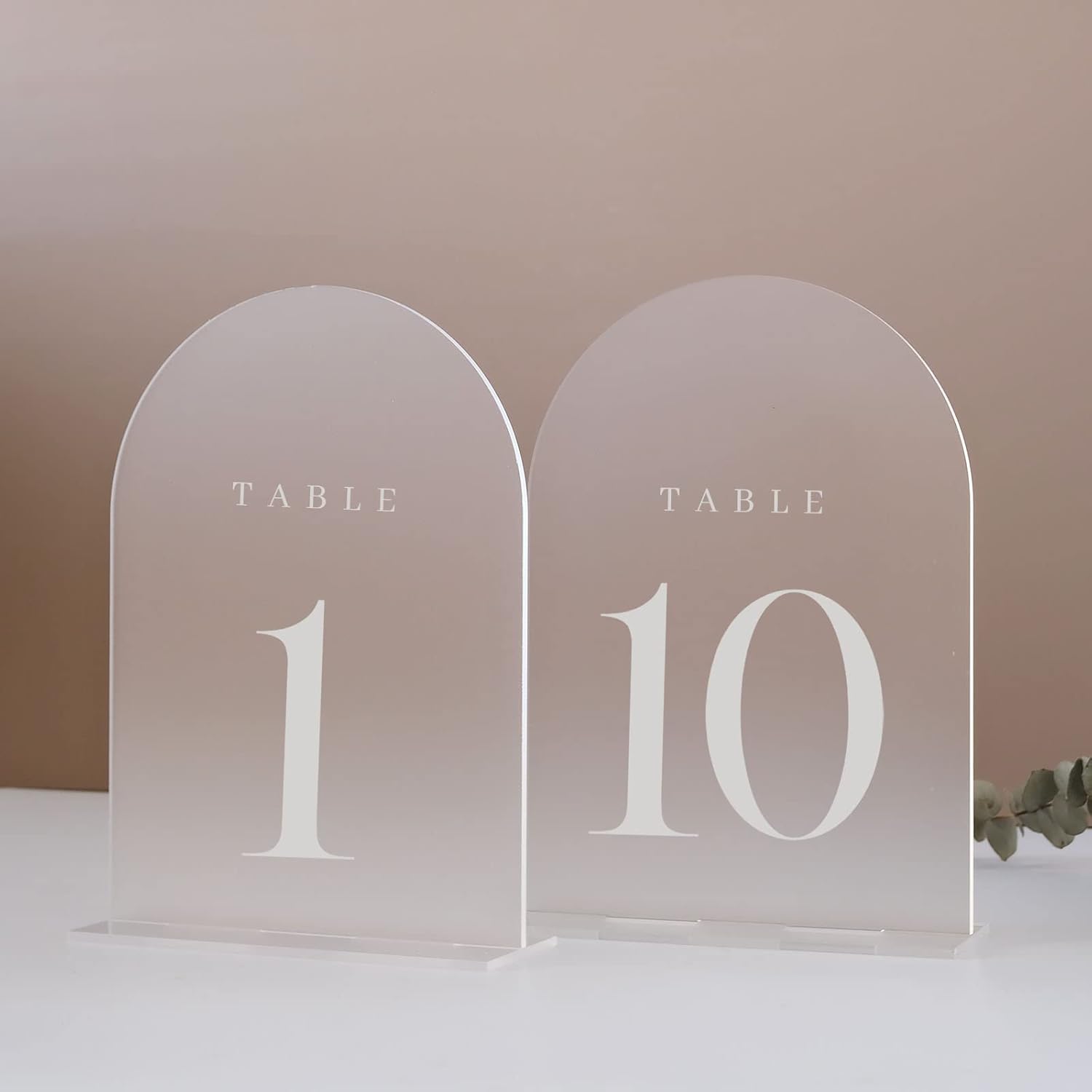 Numeri da Tavolo in Acrilico c - Table Number Gold recensione e prezzo
