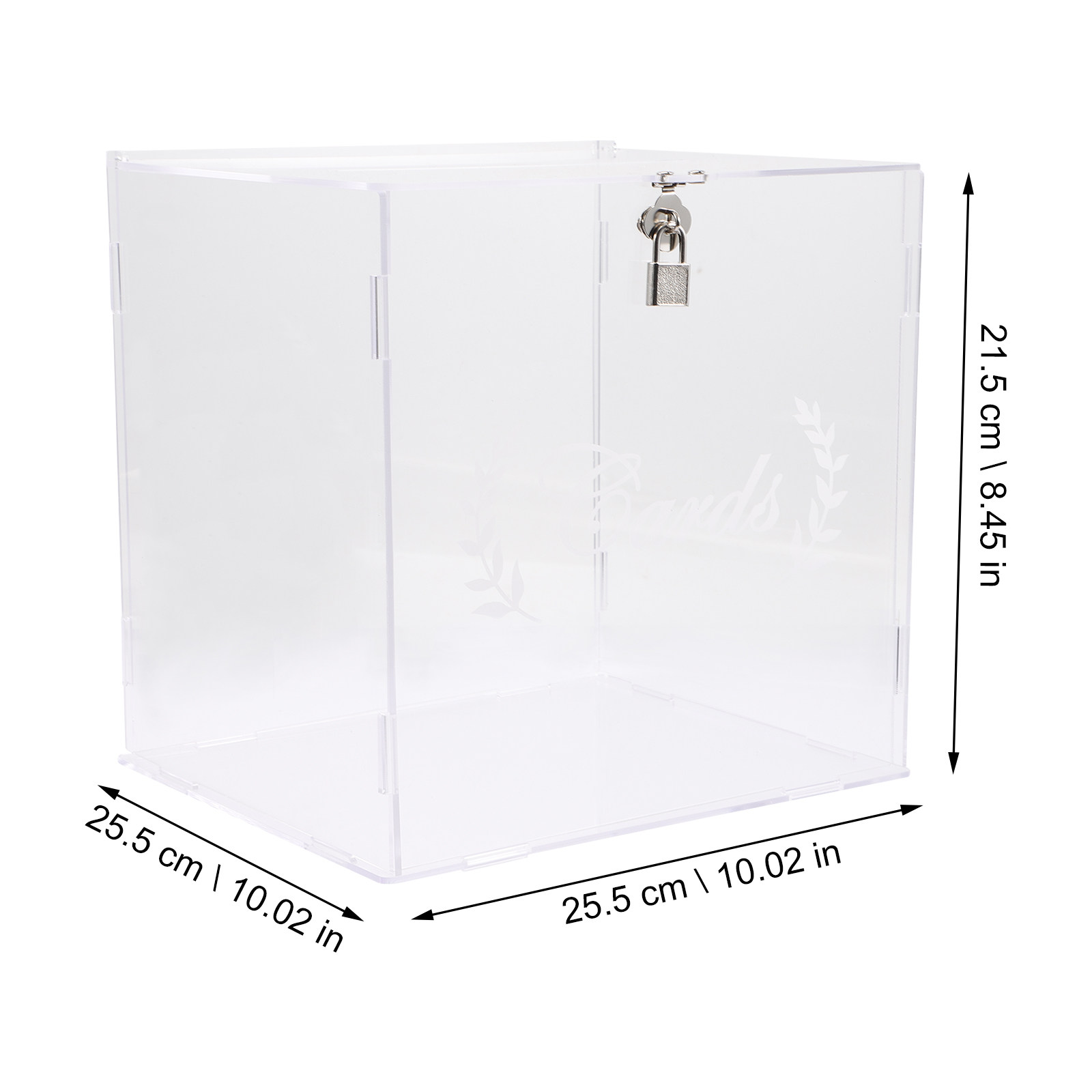 Scatola trasparente in acrilic - Wedding Card Box recensione e prezzo