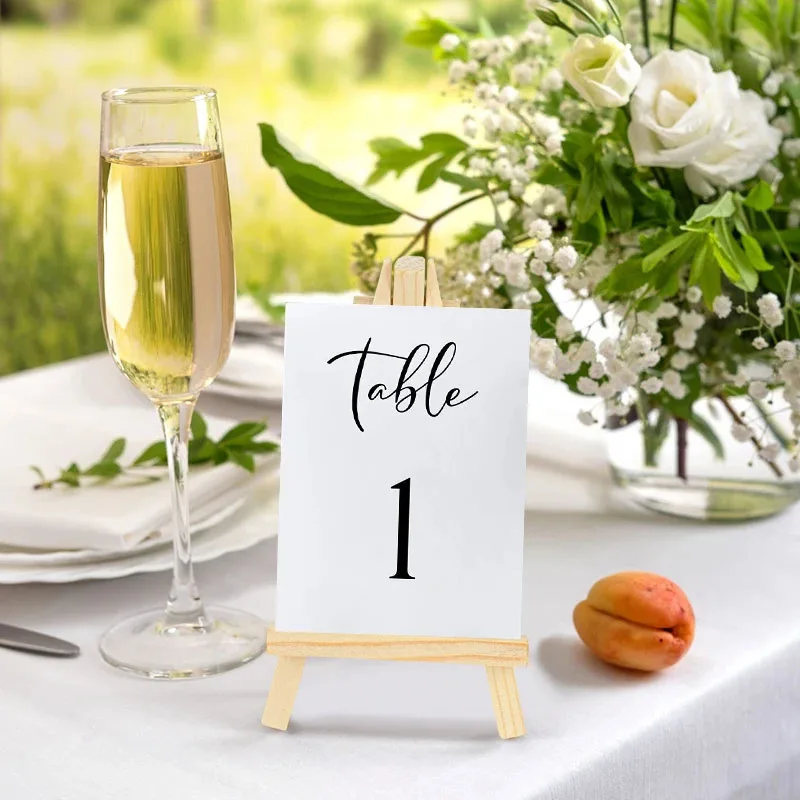 10 pezzi mini cavalletto in le - Table Number Gold recensione e prezzo